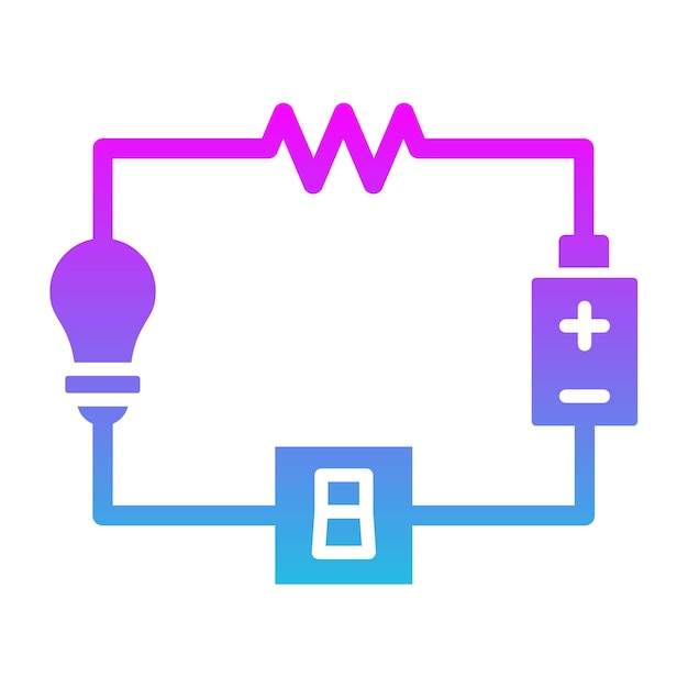 Iconos de circuitos eléctricos