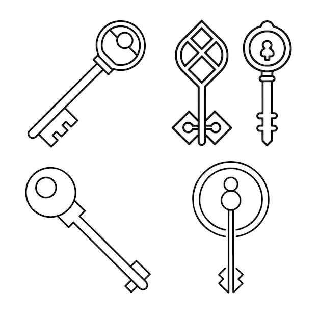 Iconos de claves antiguos