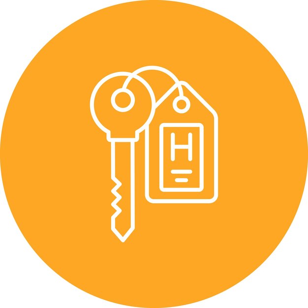 Iconos de claves de la habitación