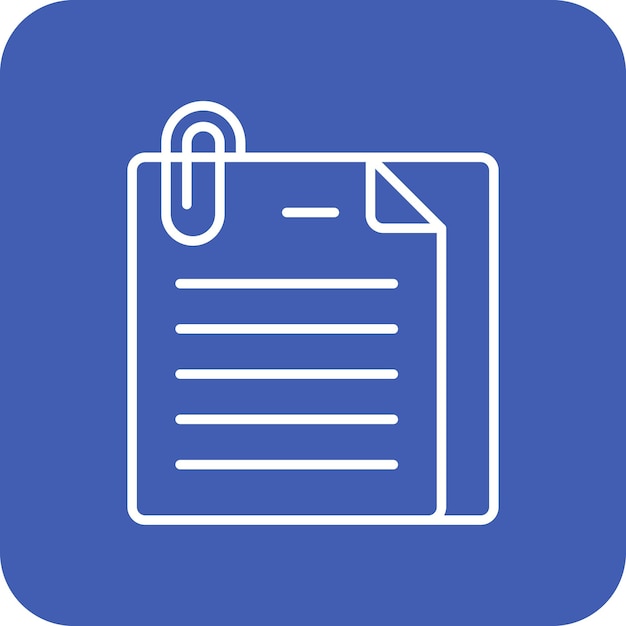 Iconos de clips de papel