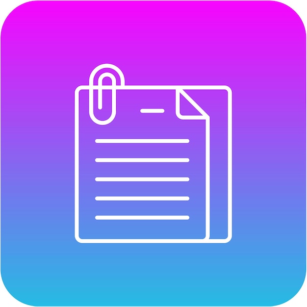 Iconos de clips de papel