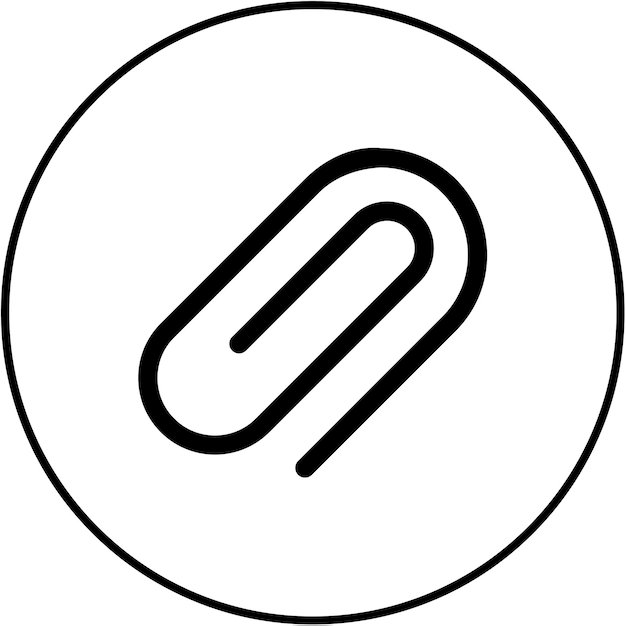 Iconos de clips de papel
