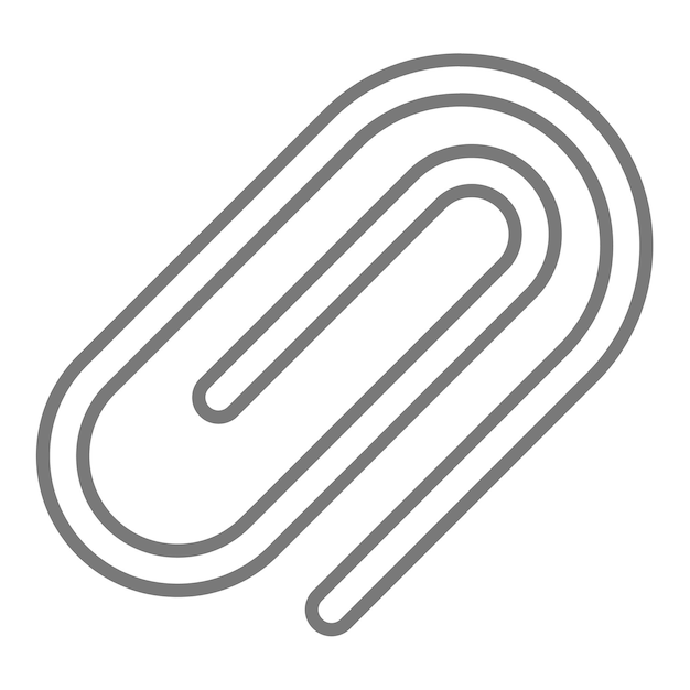 Iconos de clips de papel