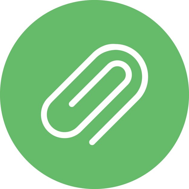 Iconos de clips de papel