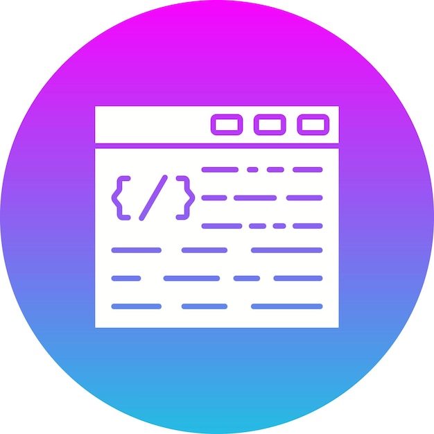 Iconos de codificación de la web