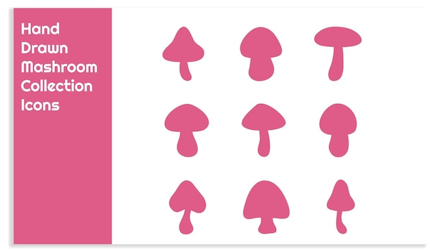 Iconos de la colección de setas dibujados a mano