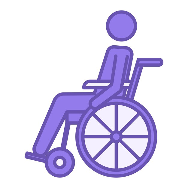 Iconos de color para discapacitados