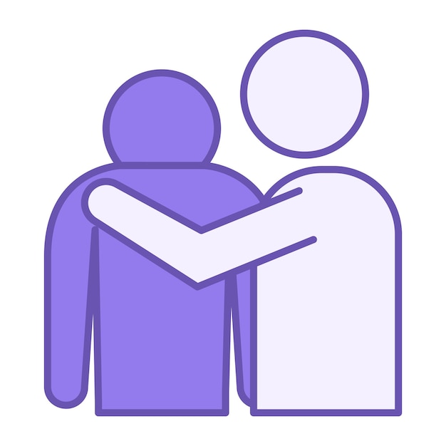 Iconos de colores de empatía