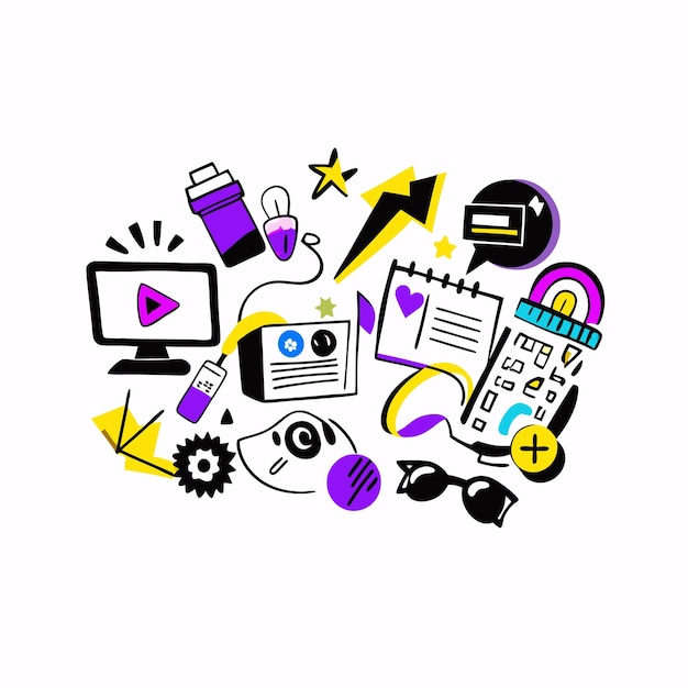 Iconos de comercio electrónico del producto