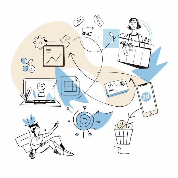 Iconos de comercio electrónico del producto