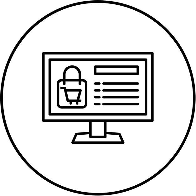 Iconos de comercio electrónico