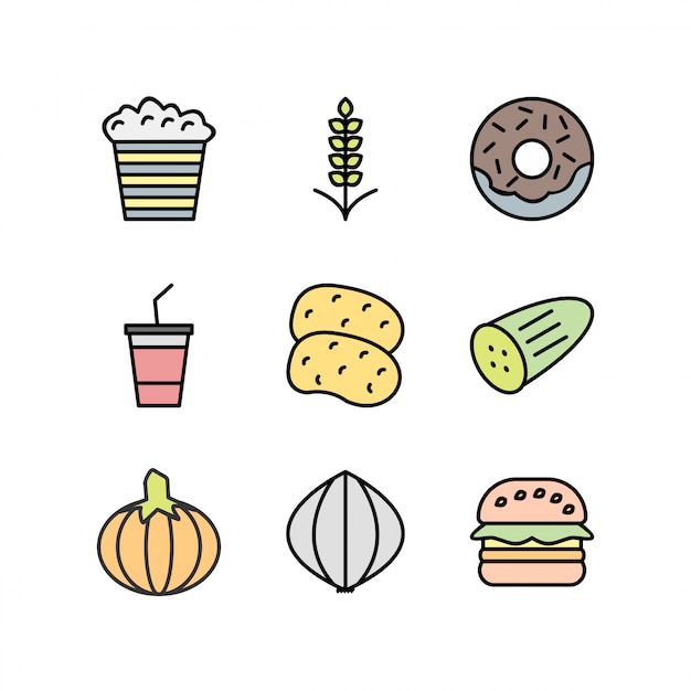 Iconos de comida