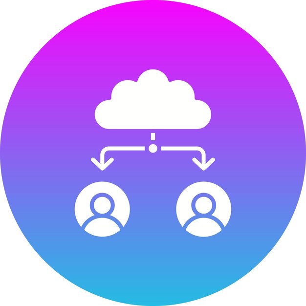 Iconos de compartición en la nube