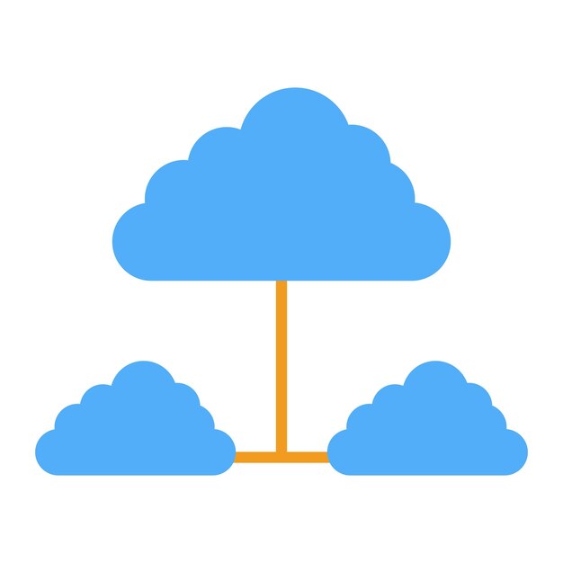 Iconos de compartición en la nube
