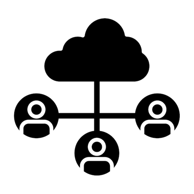 Iconos de compartición en la nube