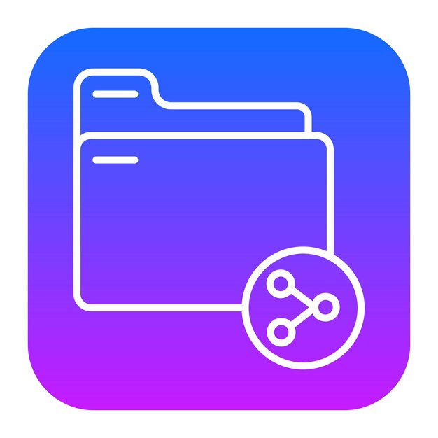 Iconos para compartir carpetas