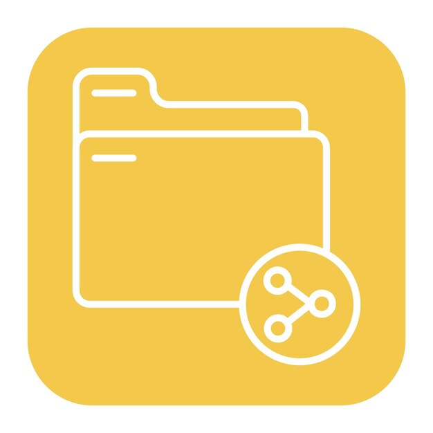 Iconos para compartir carpetas