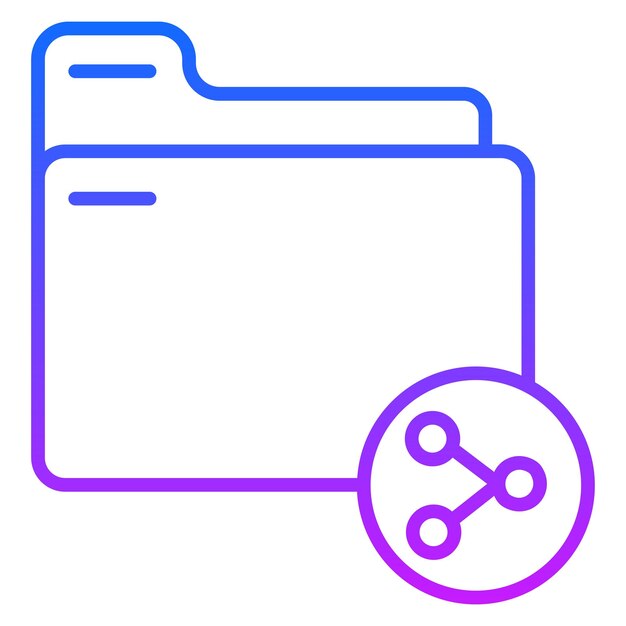 Iconos para compartir carpetas