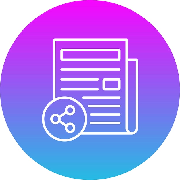 Iconos para compartir noticias
