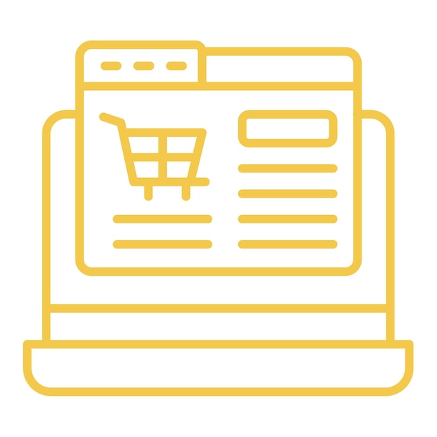 Iconos de compras en línea