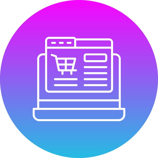 Iconos de compras en línea