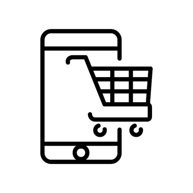 Iconos de compras en línea