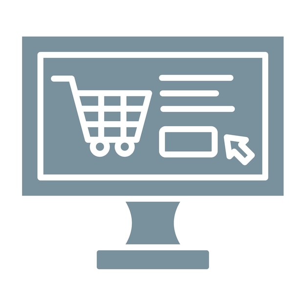 Iconos de compras en línea