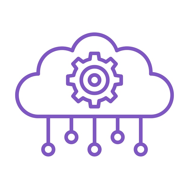 Iconos de computación en la nube