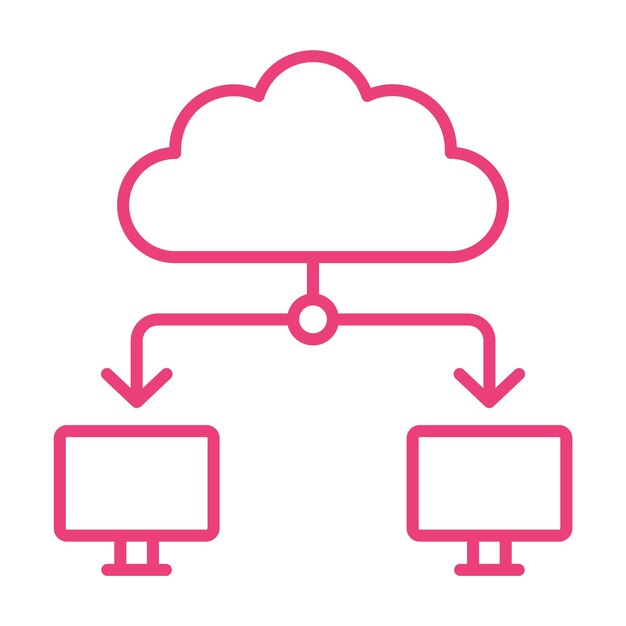 Iconos de computación en la nube