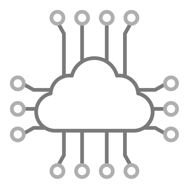 Iconos de computación en la nube