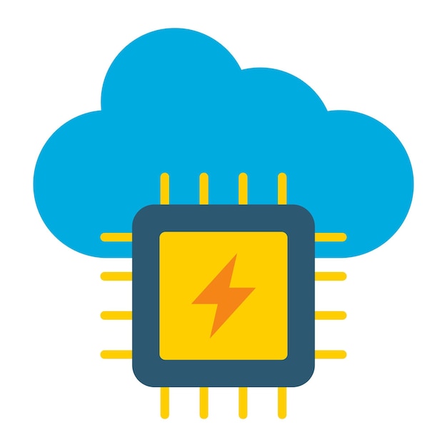 Iconos de computación en la nube