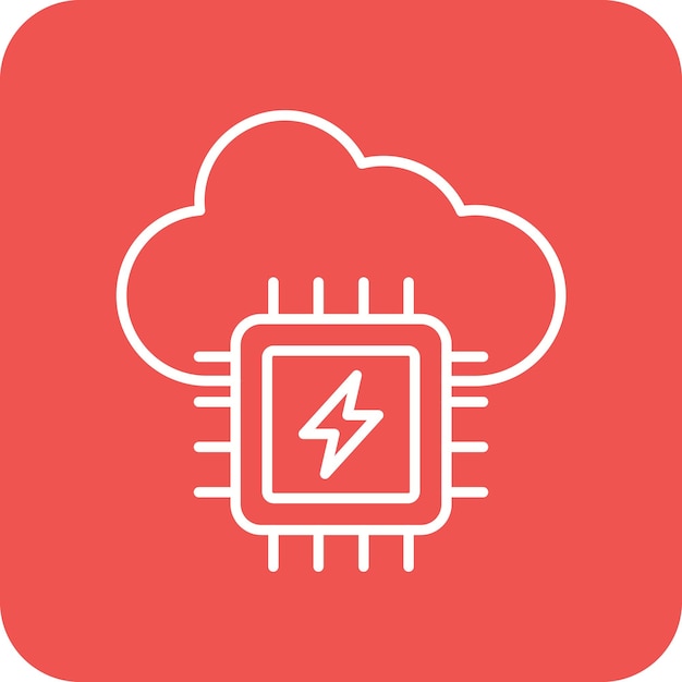 Iconos de computación en la nube