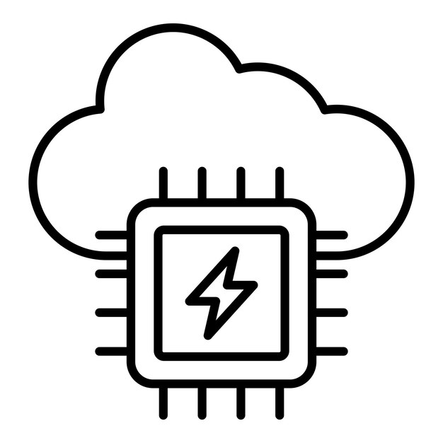 Iconos de computación en la nube