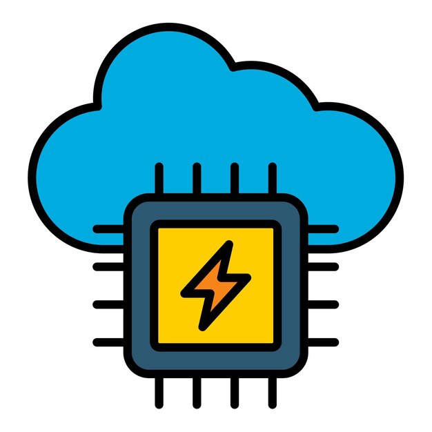 Iconos de computación en la nube
