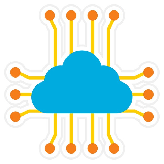 Iconos de computación en la nube
