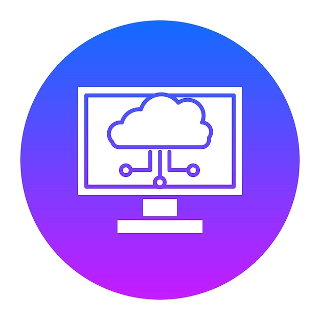 Iconos de computación en la nube