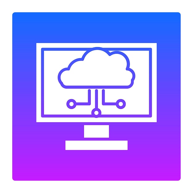 Iconos de computación en la nube