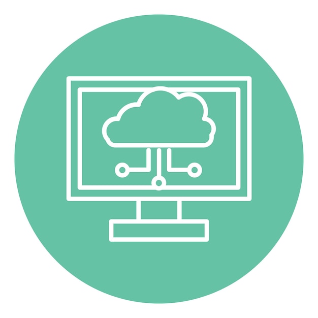 Iconos de computación en la nube