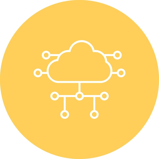 Iconos de computación en la nube