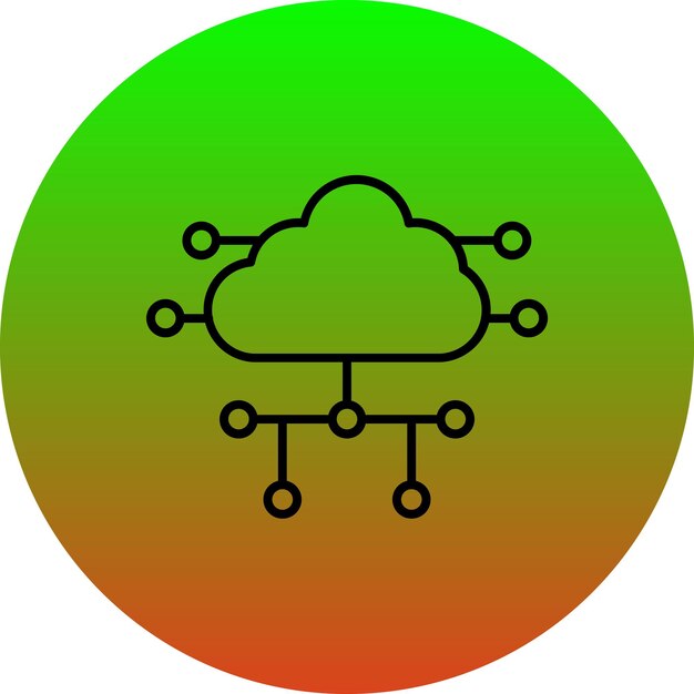 Iconos de computación en la nube