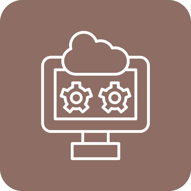 Iconos de computación en la nube