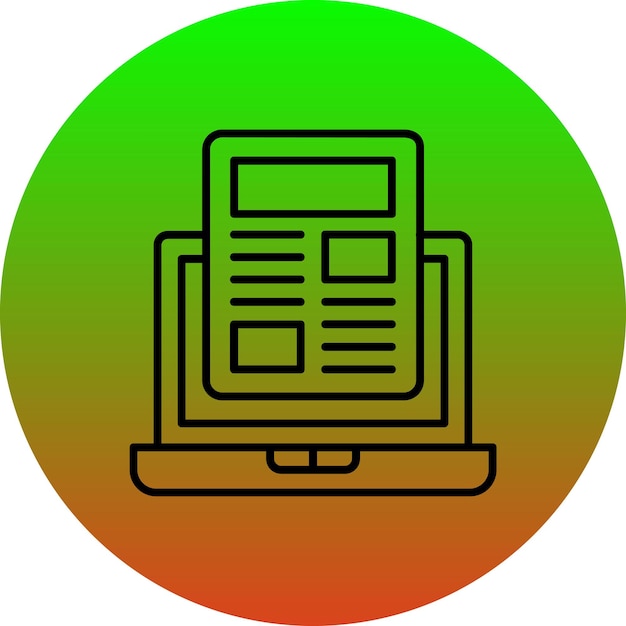 Iconos de las computadoras portátiles