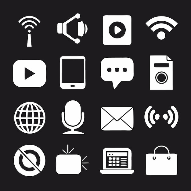 Iconos de comunicación