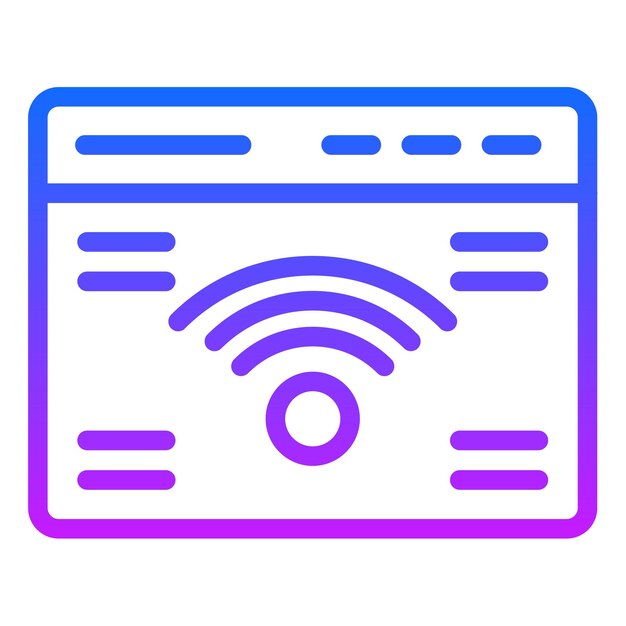 Iconos de conexión Wi-Fi