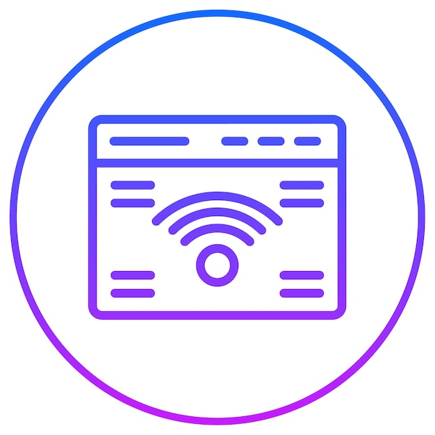 Iconos de conexión Wi-Fi