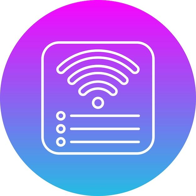 Iconos de conexión Wi-Fi