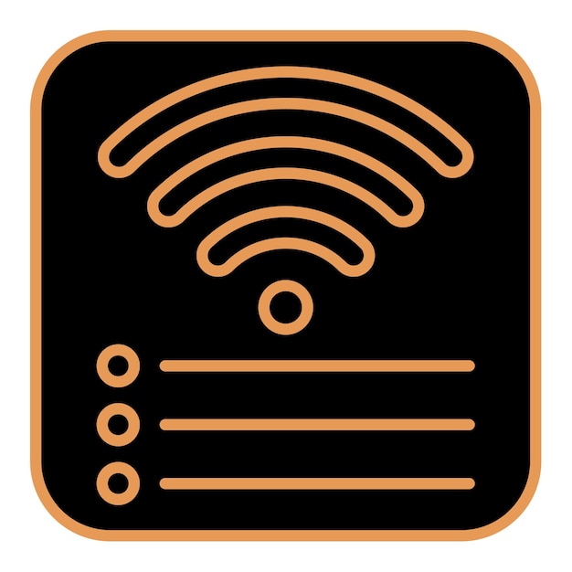 Vector iconos de conexión wi-fi