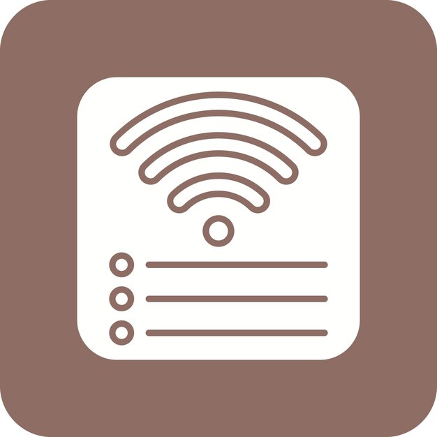 Iconos de conexión Wi-Fi