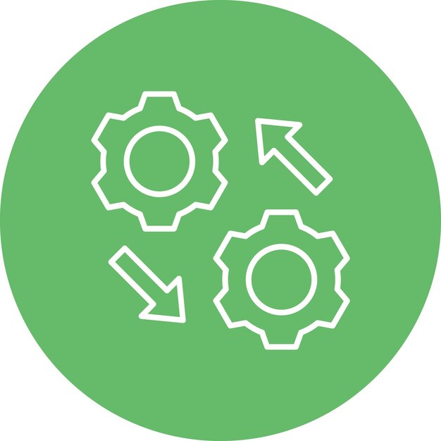 Iconos de configuración del proceso