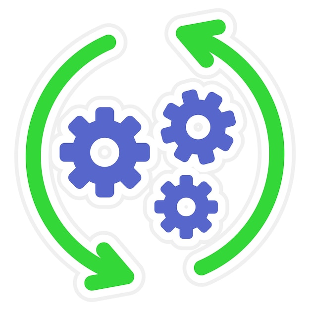 Iconos de configuración del proceso